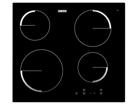 Placa vitrocerâmica zanussi zev6240fba