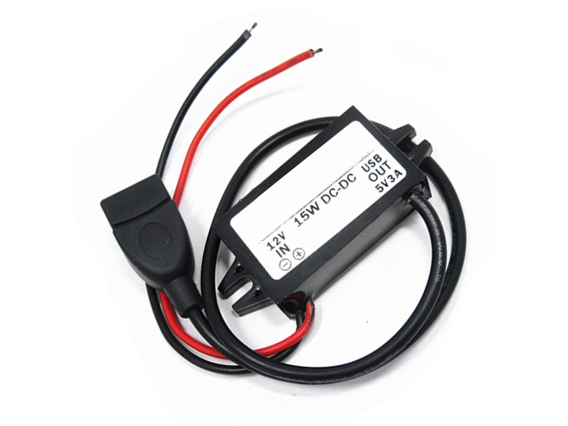 Módulo Conversor De Tensão Dc 12v Para 5v Com Saída Usb, Conversor De Energia De Alta Eficiência