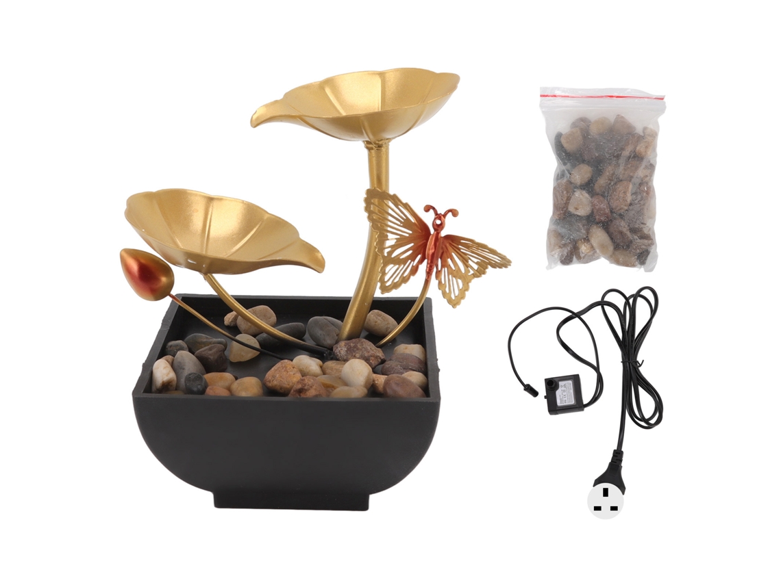 Fonte de Mesa com Cascata LED, 3 Velocidades, para Sala e Escritório S/MARCA