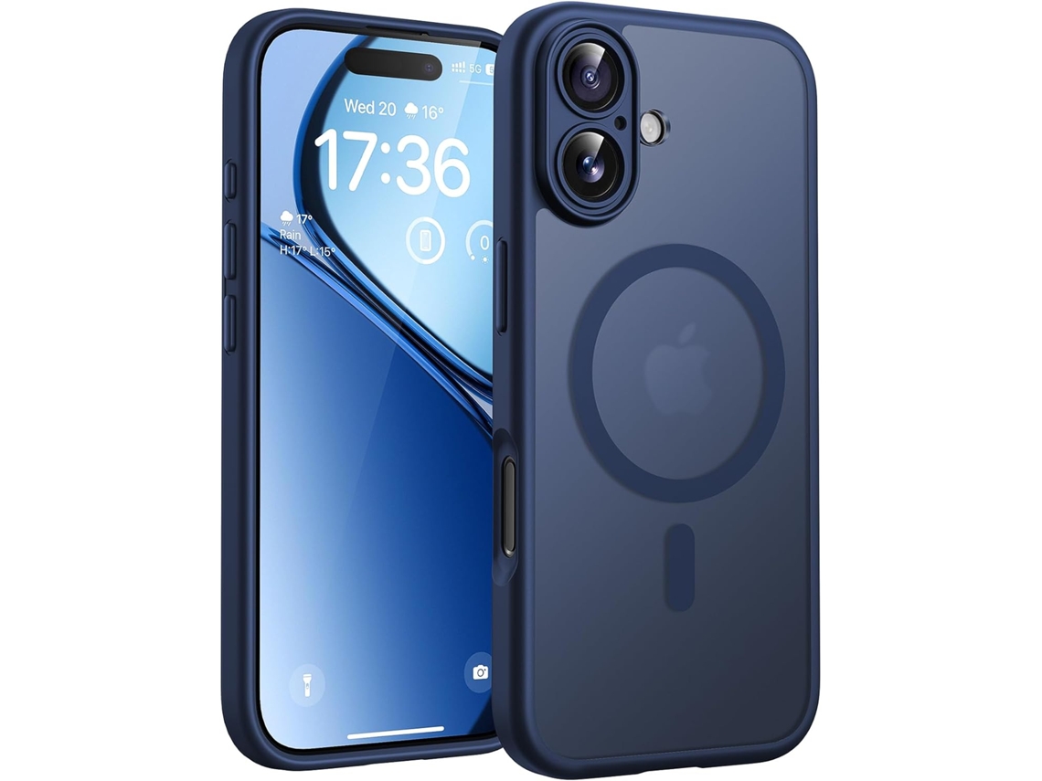 Capa Magnética Para Iphone 17 De 6,3 Polegadas, Compatível Com Magsafe (azul Escuro)