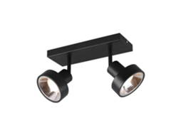 Foco de Iluminação LÚZETE (28 cm - Metal - Preto) GU11