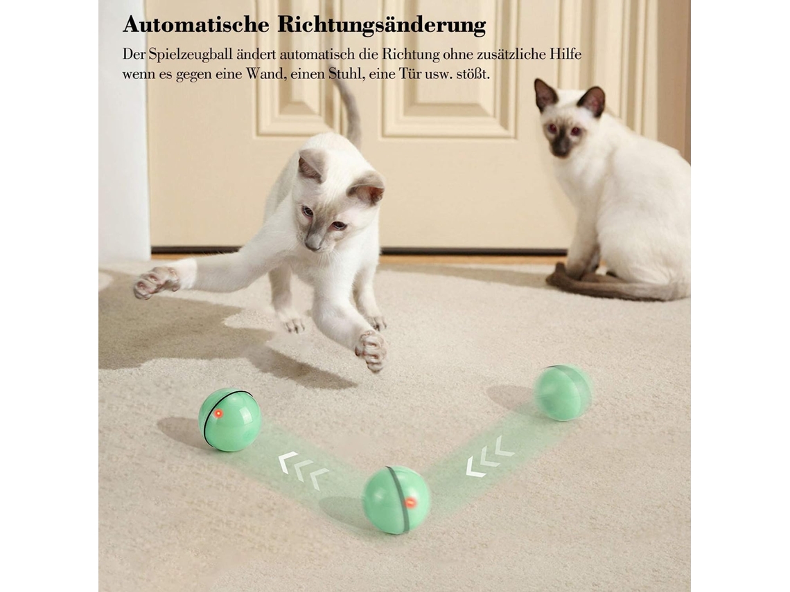 Brinquedo para Gato Bola de Brinquedo com Luz Led Rotação