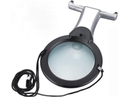 Lupa De Peito Com Lente Grande 2,5x E Lente Pequena 6x, Compatível Com Suporte Para Pescoço, Portátil, Para Escritório, Com 2 Luze Aquaforge