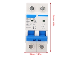 Interruptor Isolador Laxiscreed 2p 400v 63a Para Instalações Elétricas Seguras