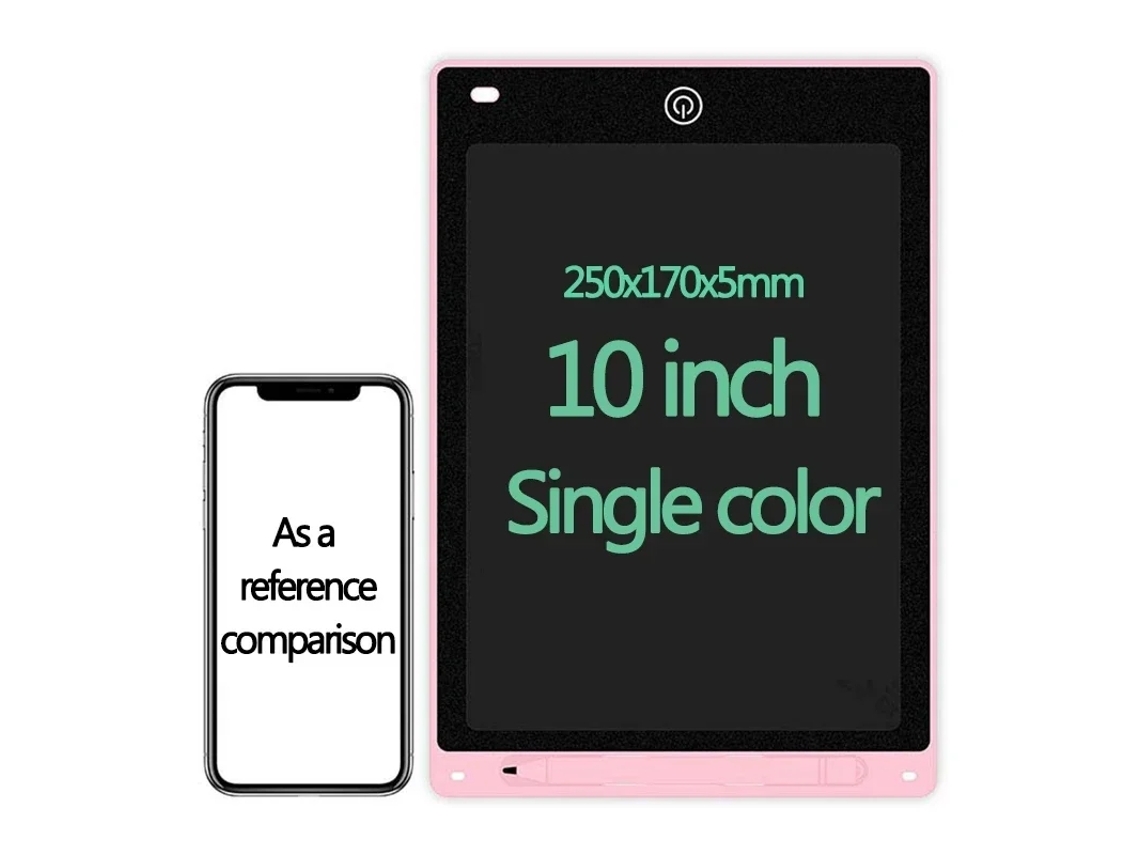 Tablet De Desenho Lcd 10/12 Polegadas, Quadro Para Crianças, Brinquedo Caligrafia, Negro Mágico, Presente Crianças Aquaforge