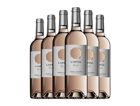 Vinho rosé FAMILLE J.M. CAZES L'Ostal Rosé Vin de Pays d'Oc (0.75 L - 6 Unidades)