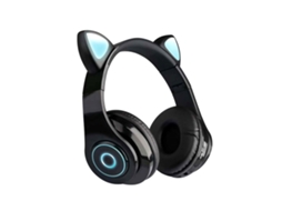 Fone Gamer LAXISCREED Sem Fio Rgb Vermelho