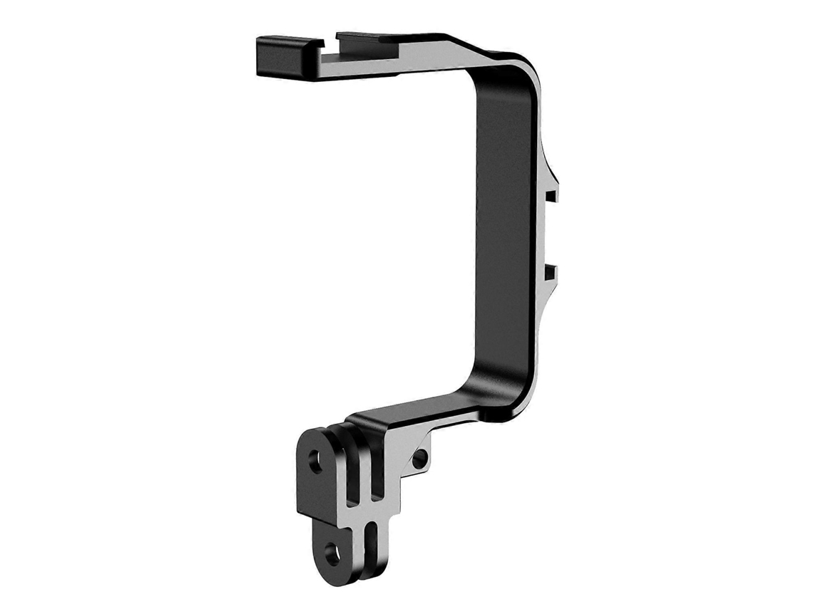 Suporte De Luz Preenchimento Para Câmera Com Moldura Metálica E Encaixe Sapata Fria Câmeras Hero 11, 10, 9, 8, 7 Action 3.-aquaforge