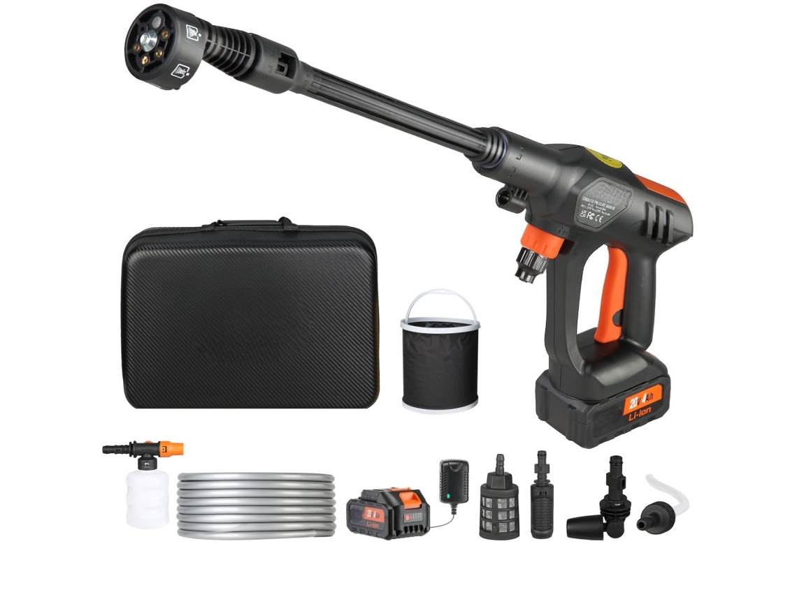 Máquina De Limpeza Ultrassônica Portátil 20v Com Pressão Ajustável Tekmaquinas