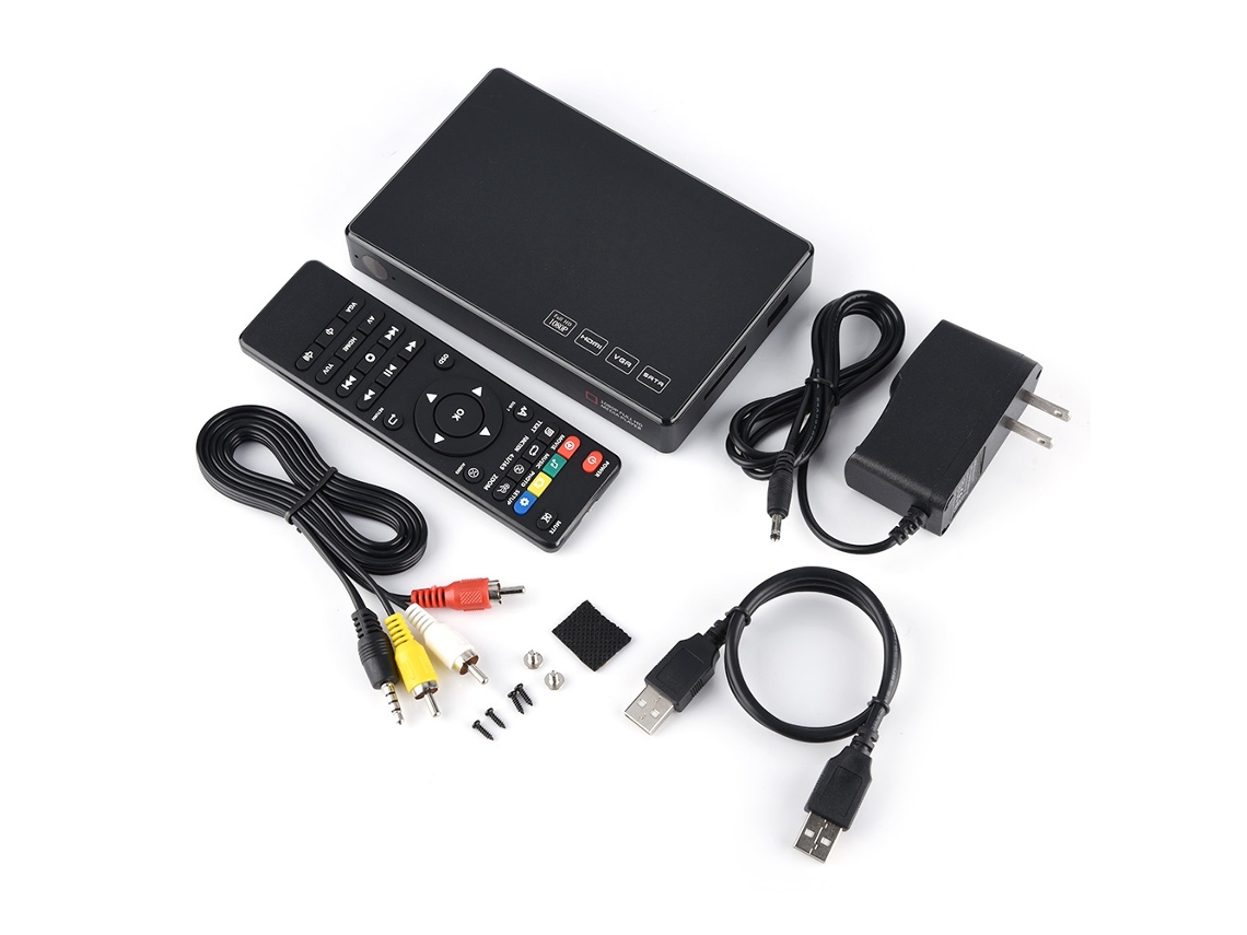 Reprodutor De Mídia Hdmi 1080p Com Vídeo E Som Estéreo