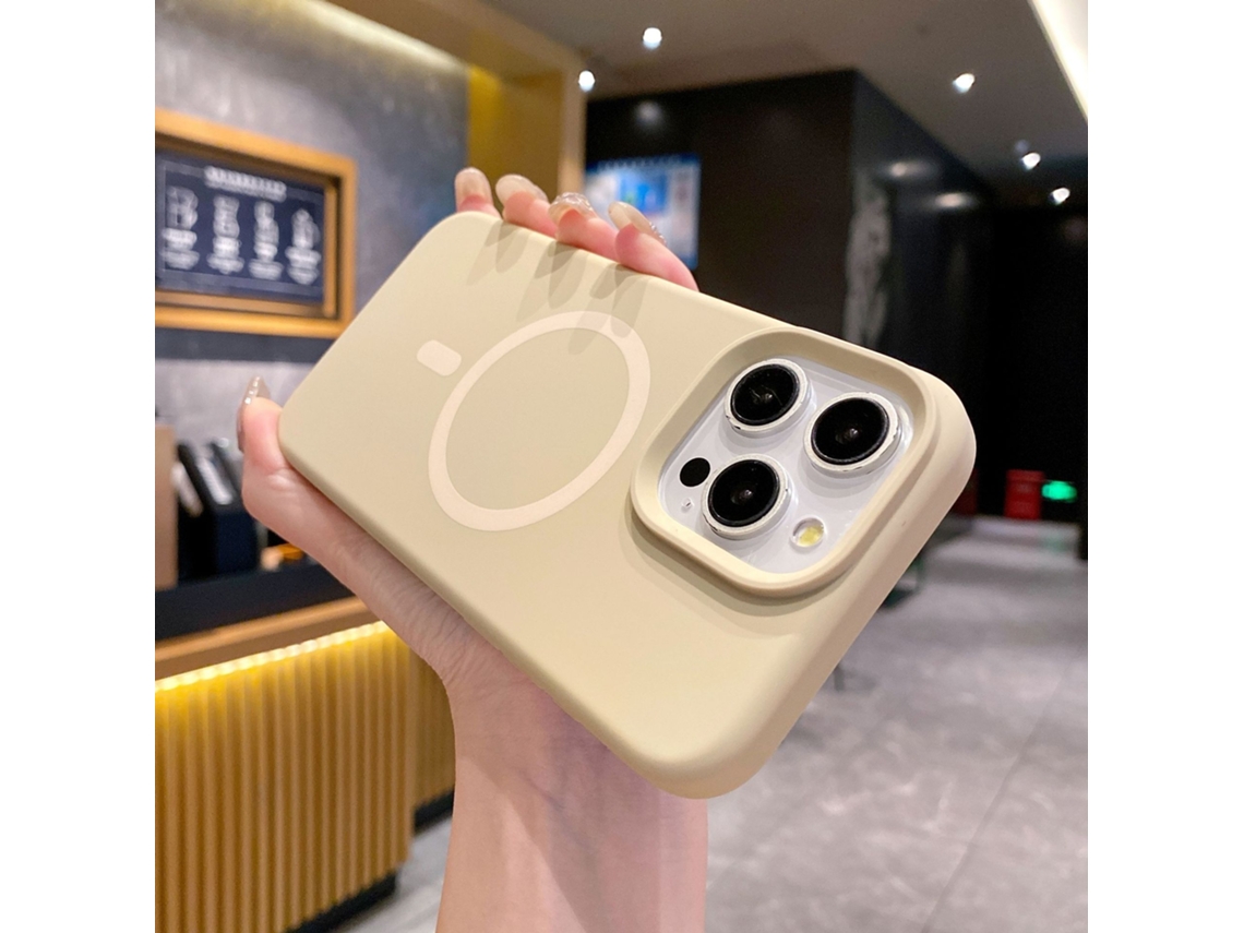 Capa De Silicone Líquido Para Iphone (cor Café, Iphone 17), Com Forte Fixação Magnética.