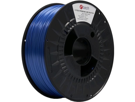 Linha Premium Pla Silk Filament Blue Sinal Ral5005 C Tech