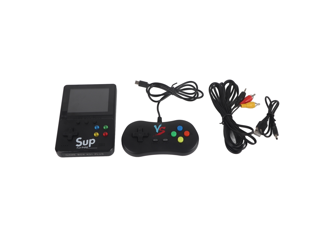 Console De Jogos Portátil Recarregável Retro Com Suporte Para Tv E Dois Jogadores