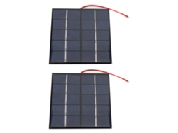 Conjunto 2 Painéis Solares LAXISCREED 1.2w 5v Pequenos