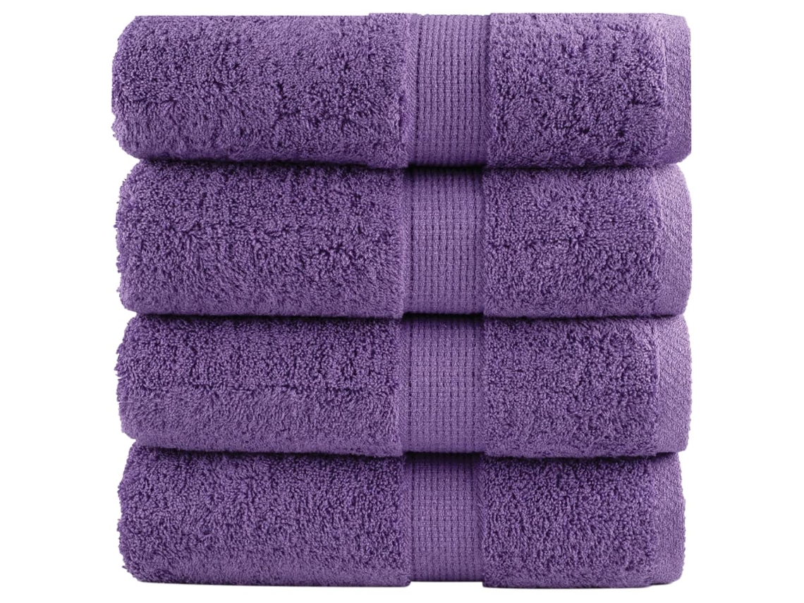 Guest Towel, Guest Towels Vidaxl Roxo Algodão (30 X 50 Cm)