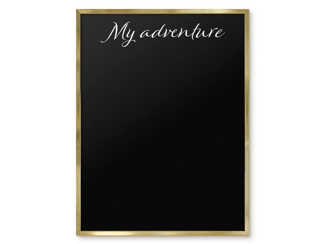 Quadro de vidro magnético Minha aventura para o hall Espelharte (60x80 cm)
