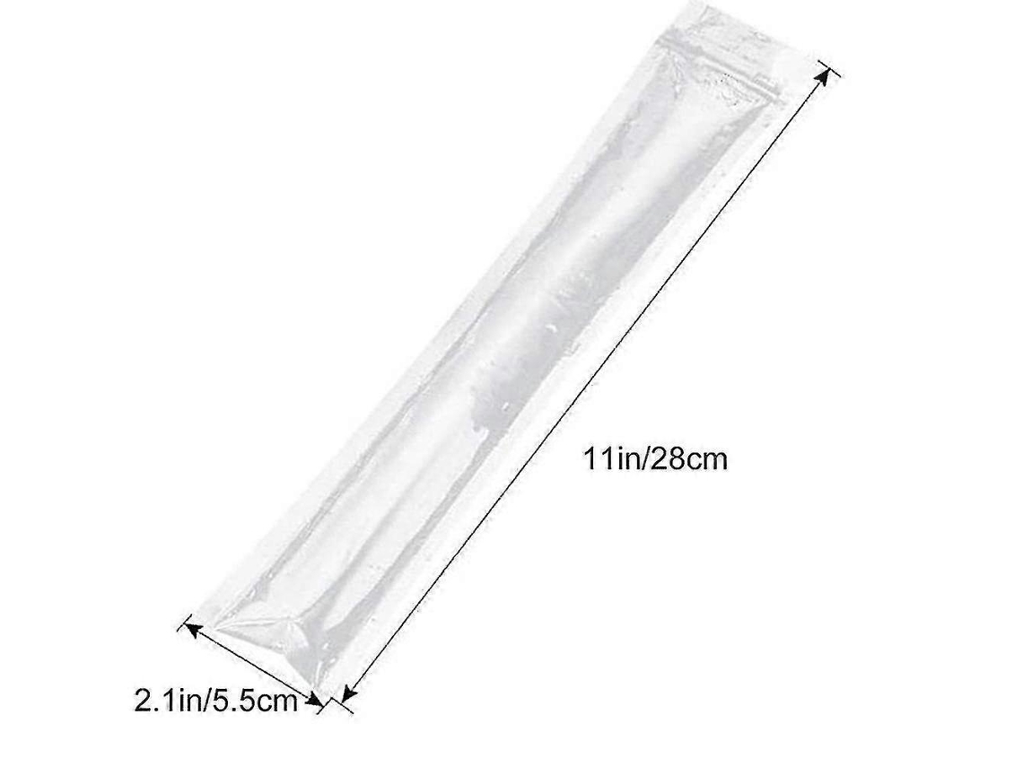 Bolsas para Paletas, 100 Pack Moldes de Paletas Desechables Con Embudo de Silicona para Diy Helados Caseros 28 5,5 Cm