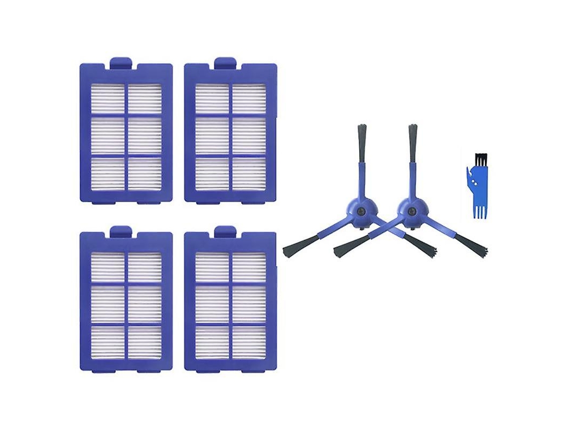 Acessórios de Aspirador 7 peças para robô robovac série x8 híbrido peças a vácuo escova lateral lavável filtro hepa
