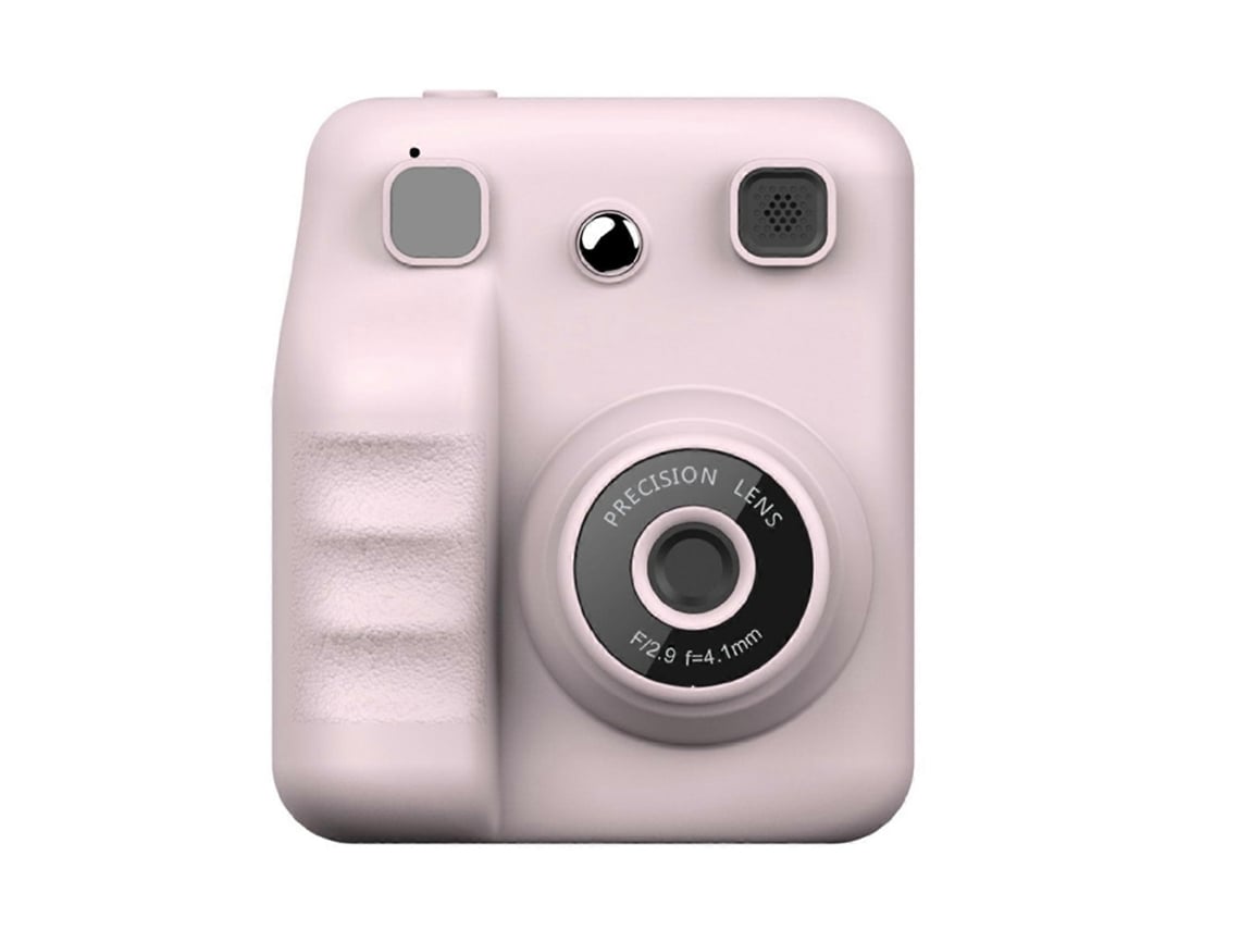 Máquina Fotográfica Digital Infantil Com Impressão Instantânea 1080p E Ecrã Ips De 2,4 Polegadas
