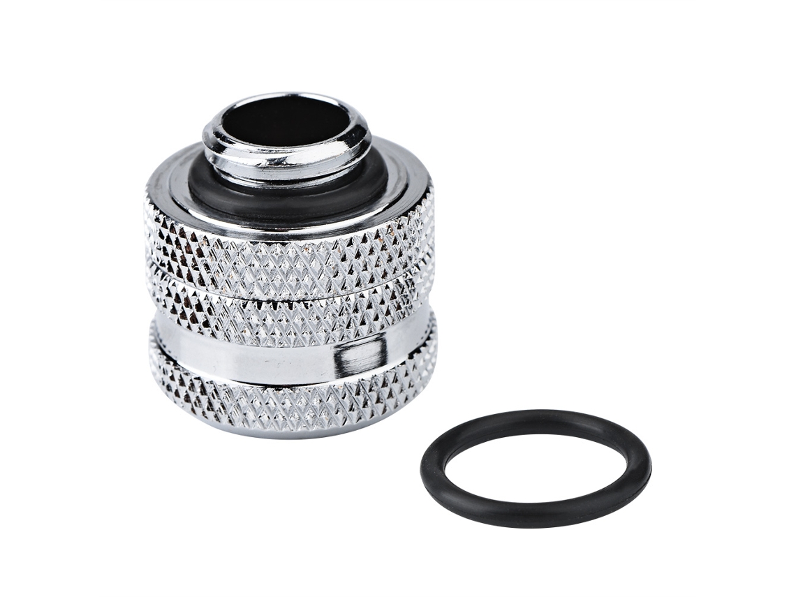 Conector De Compressão Para Resfriamento Por Água Para Tubo De Acrílico Rígido De 10*14mm Prata