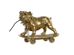 Lâmpada de mesa HOME ESPRIT Dourado Resina 220 V 45 X 23 X 34 cm