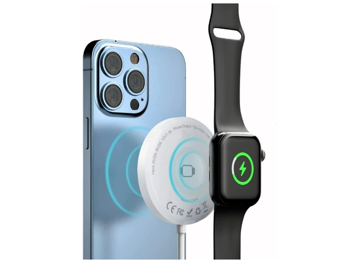 Carregador Sem Usb-C Carregamento Rápido Seguro para YIZHOOD Magnética Branco