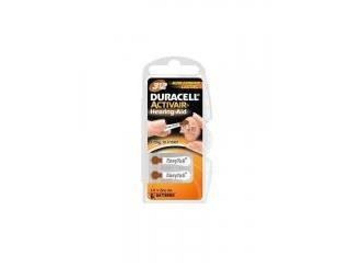 Pilhas para Aparelhos Auditivos DURACELL 312