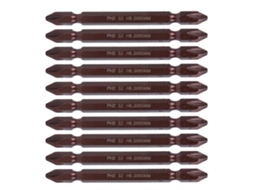 10 Peças De Parafusadeira De Ponta Dupla Magnética H6.3 X 85mm Ph2 Ferramentas De Hardware