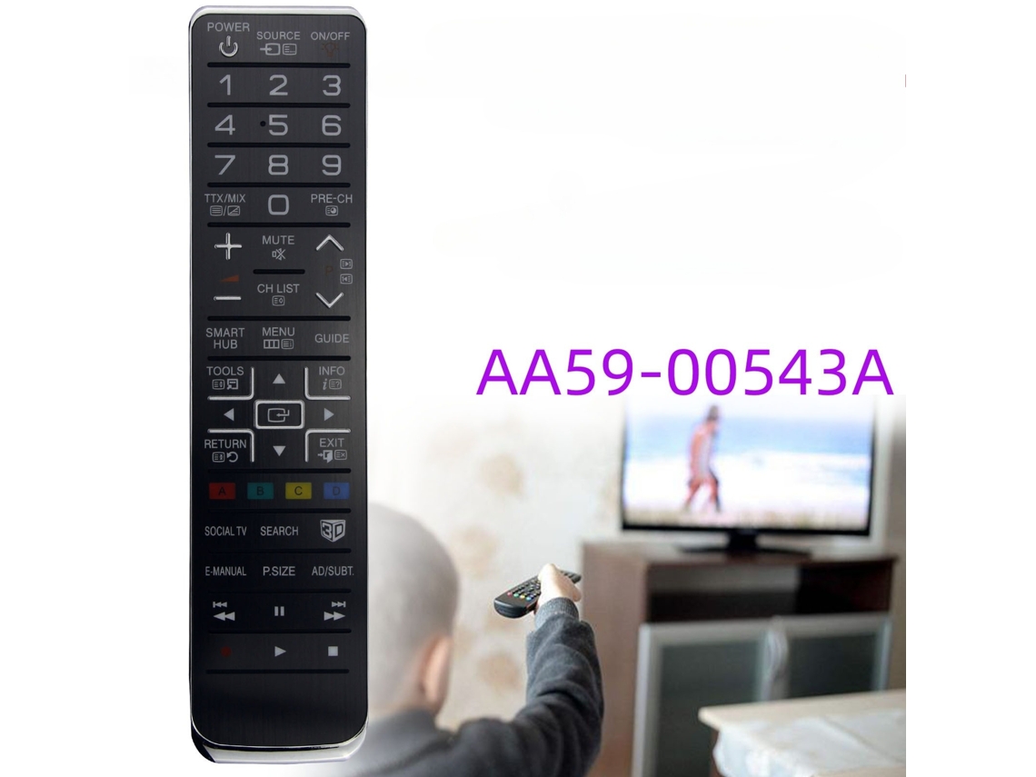 Lurelia Comando Para Tv Samsung Aa59 00543a Preto