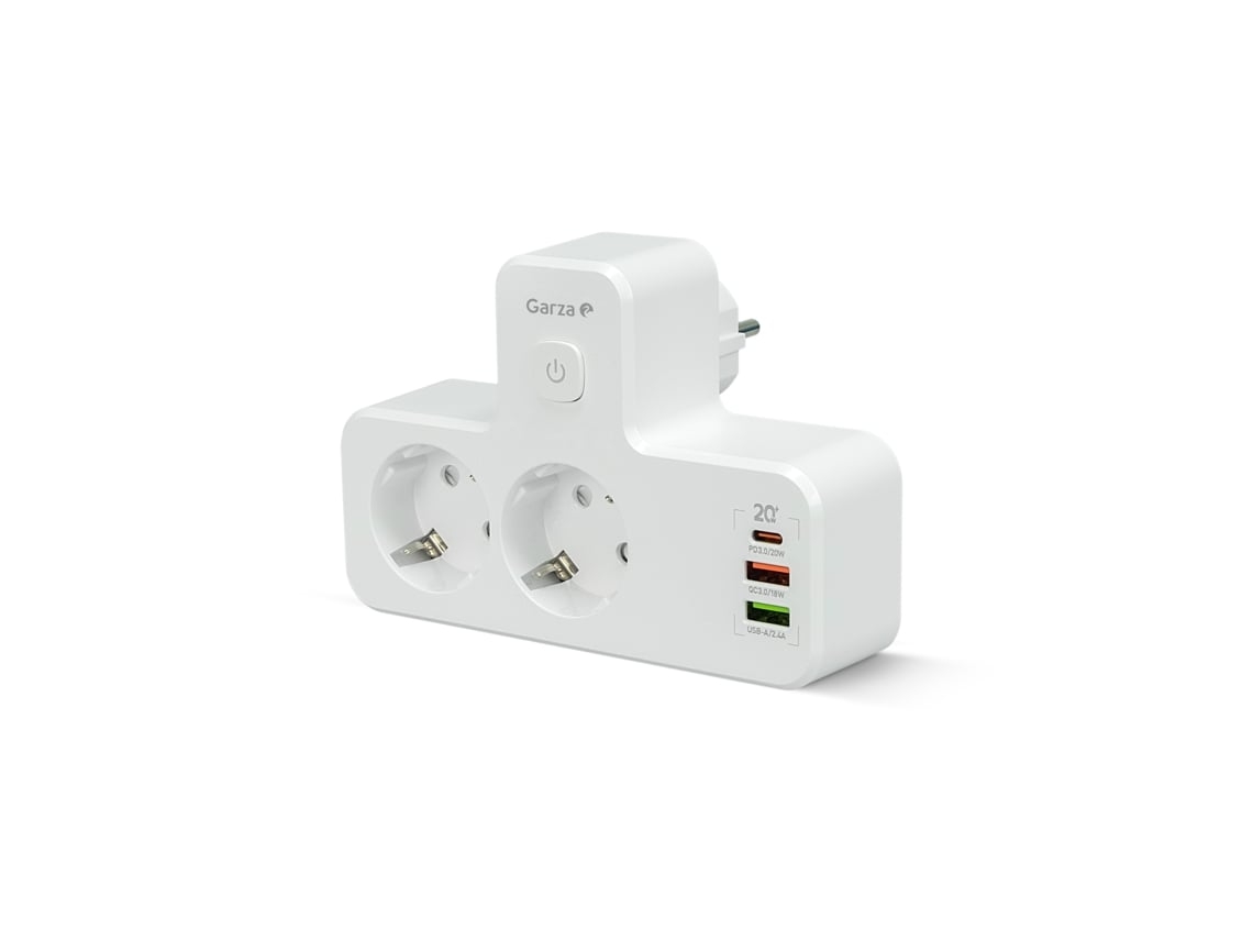 Adaptador Garza T Usb-C PD20 W com Luz Noturna (Outlet Caixa Aberta )