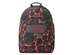 Mochila escolar Rocks Crayoles com estampa TOTTO