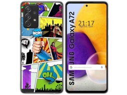 Capa Samsung Galaxy A72 TUMUNDOSMARTPHONE Comic Multicor