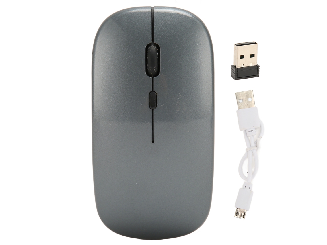 Aetheria rato Sem Fio Usb Recarregável Baixo Ruído para Trabalho Estudo Lazer Cinza
