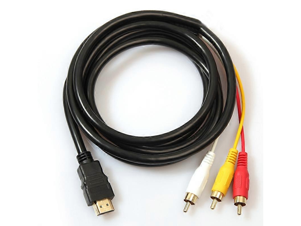 Cabo HDMI para RCA 1,5m com Conector Banhado a Ouro AQUAFORGE