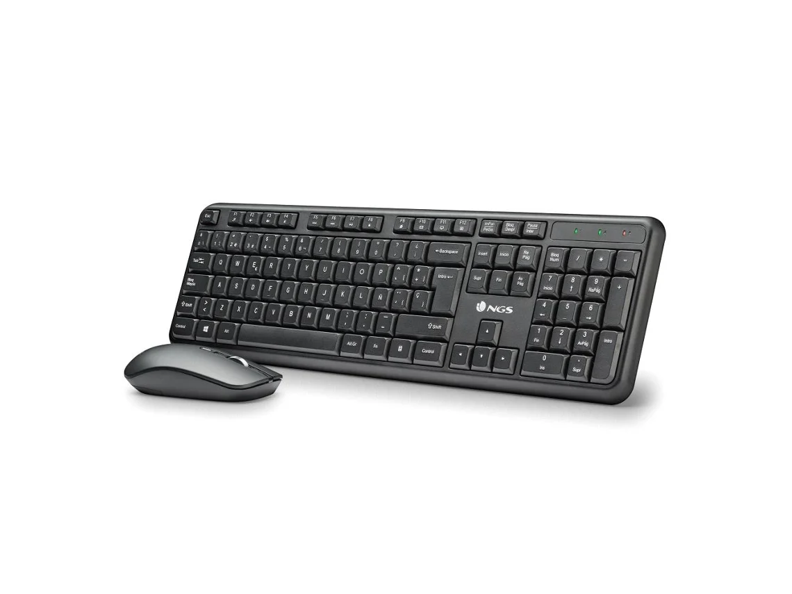 Conjunto Silencioso NGS Silent Keys Teclado e Rato Sem Fios