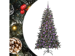 Conjunto 1 Árvore De Natal Moderna Vidaxl Verde Pvc (180 Cm)
