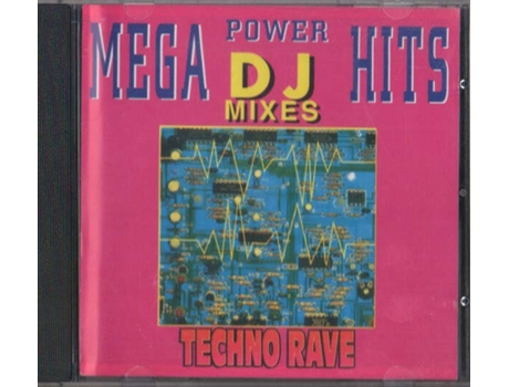 Cd Mega Power Hits - Techno Rave Mega Power Hits
