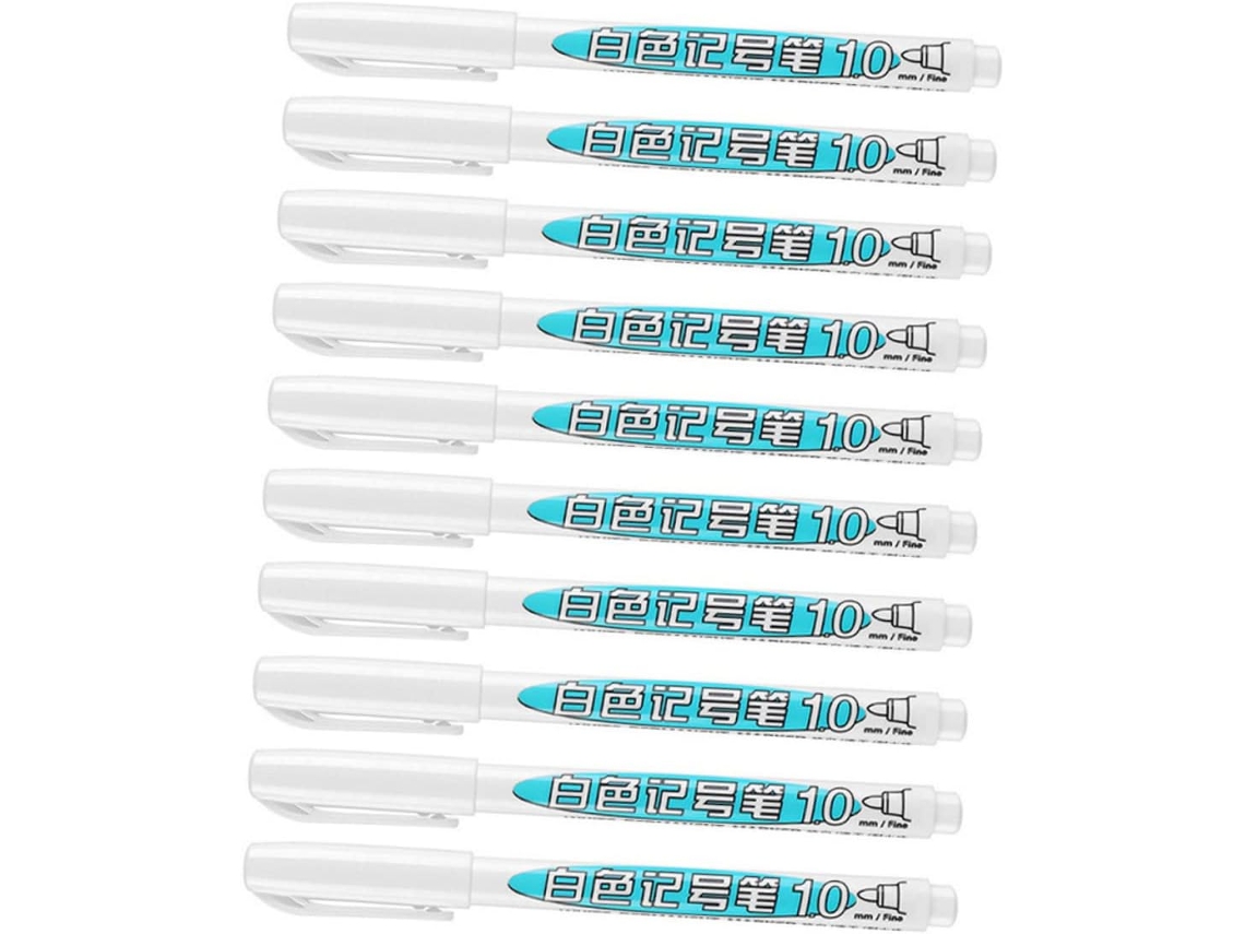 Marcadores De Tinta Branca Tofficu, Tinta De Alta Capacidade, Canetas