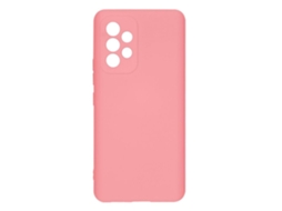 Capa Para Samsung Galaxy A53 5g Silicone Semi-rígida Soft-touch Fino Rosa