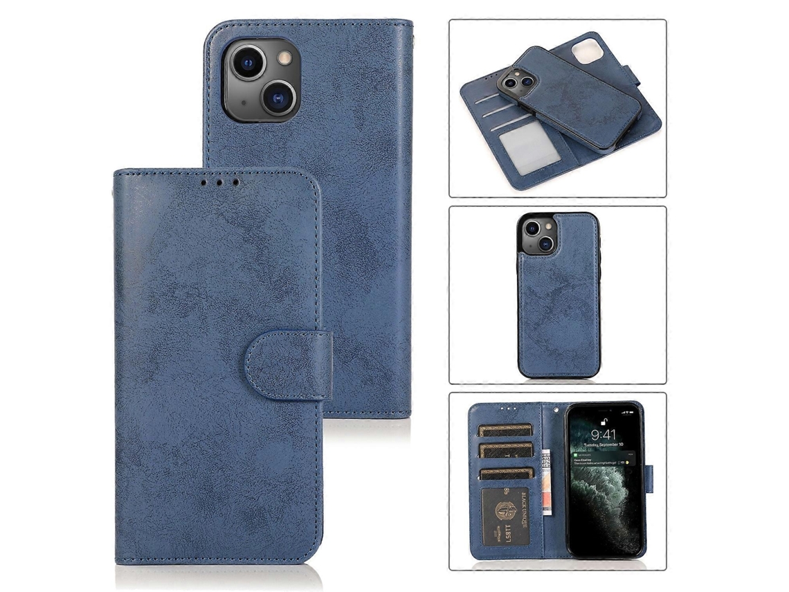 Lurelia Capa Iphone 14 Plus Couro Pu Tpu 2 Em 1