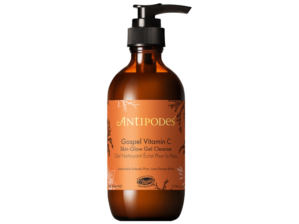 Gel de limpeza radiante com vitamina C 200 ml ANTIPODES