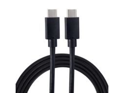 Cabo Usb 3.1 Gen2 60w 1m, 10gbps e Vídeo 4k, Carregamento Rápido Pd para Macbook e Samsung Preto HEXINYIGJLY