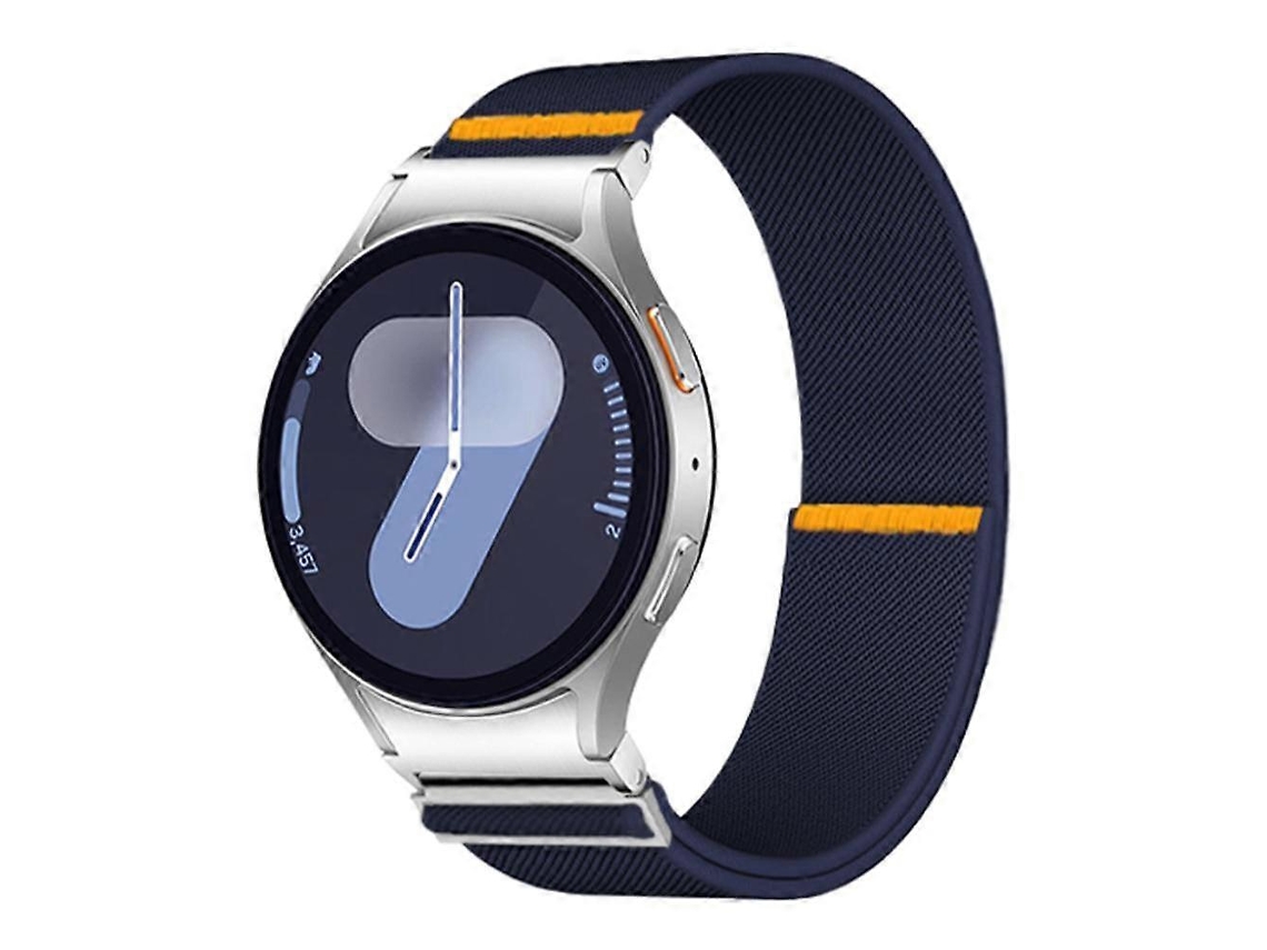 Pulseira De Nylon Elástica Ajustável Com Laço Único, Compatível Samsung Galaxy Watch Fe/ 7/ 6/ 5/ 4, Conforto Leve