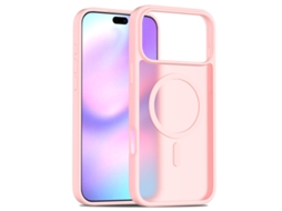 Capa Magsafe Para Iphone 17 Pro Max, Rosa