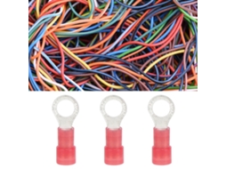 Kit De Conectores De Crimpagem Type O Wire Da Laxiscreed Para Instalações Elétricas Seguras