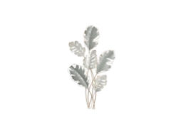 Folhas Decorativas de Parede em Metal, 57 X 5,7 X 103 Cm ALEXANDRA HOUSE LIVING