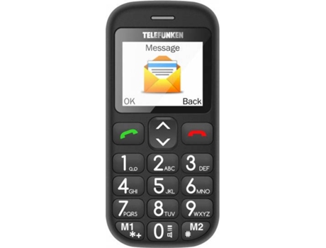 Telemóvel TELEFUNKEN TM 110 COSI Senior (1.77'' - 2G - Preto)