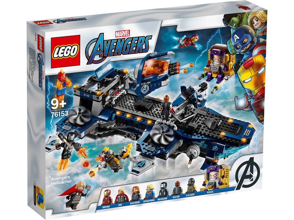 LEGO Marvel: Helitransporte (Idade Mínima: ‍9 - 1244 Peças)