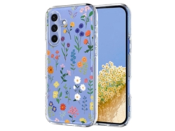 Capa Tkdaddy Para Samsung Galaxy S25 Fe Com Estampa Floral De Borboletas E Capa Traseira De Tpu Com Margaridas