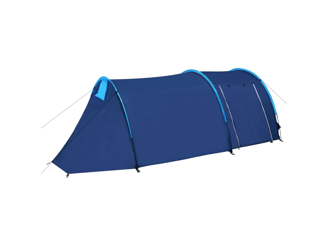 Vidaxl Tenda De Campismo 4 Pessoas Azul-marinho/azul-claro